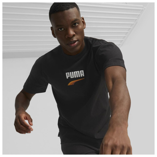 Puma Ανδρική κοντομάνικη μπλούζα Downtown Logo Tee